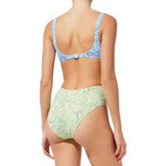 Solid And Striped The Bailey Painted Floral Knot One-Piece Swimsuit XXL - Picture 4 of 7